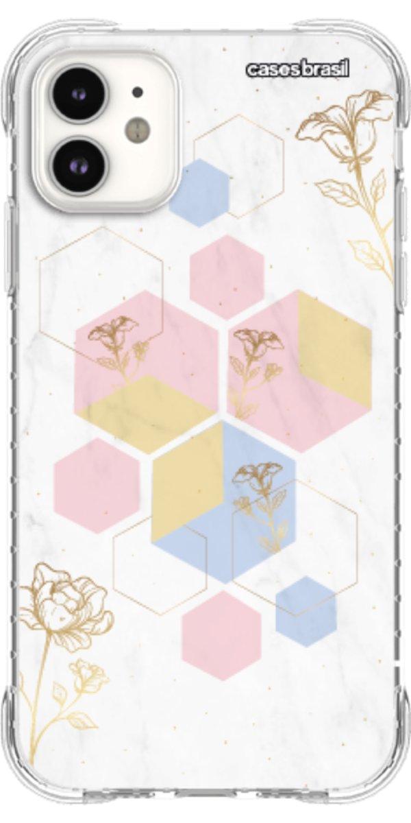 Capinha para Celular Geometria Floral