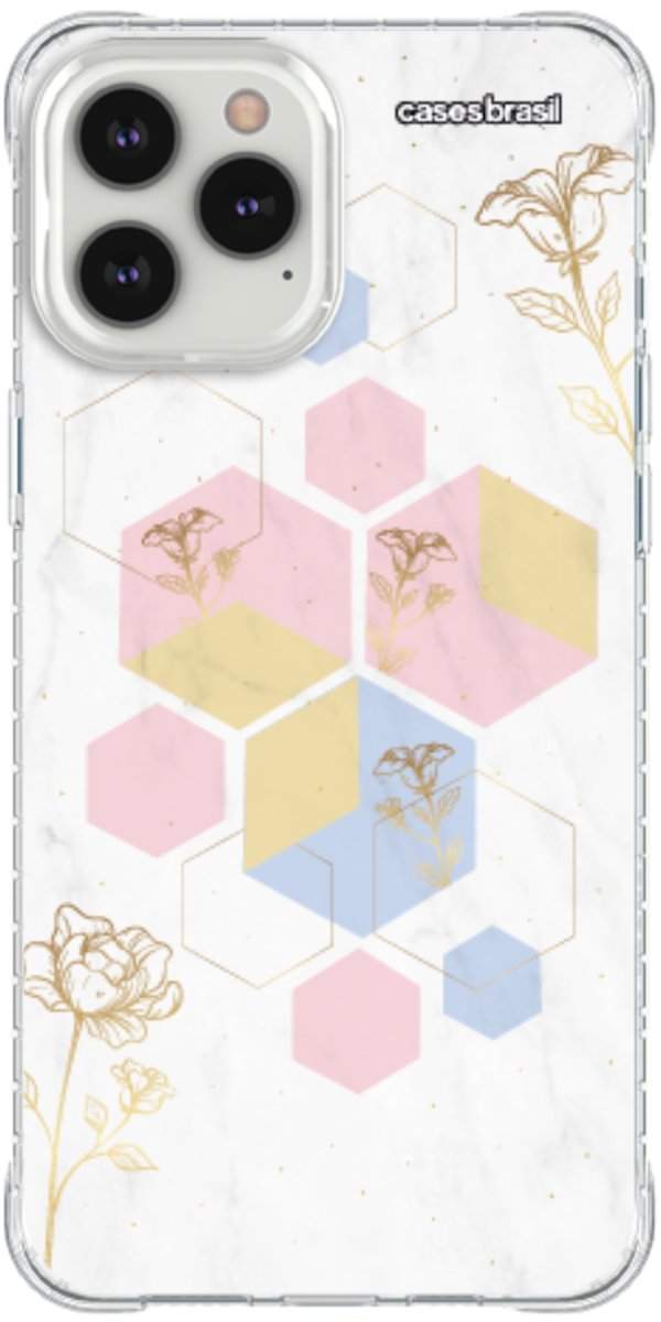 Capinha para Celular Geometria Floral
