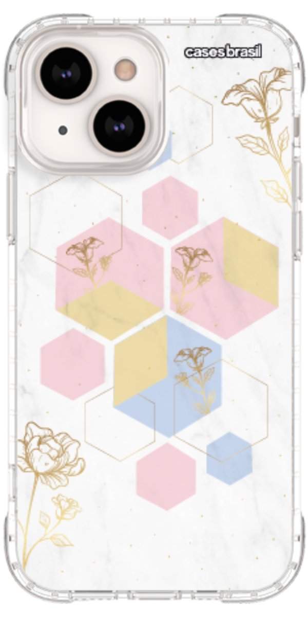 Capinha para Celular Geometria Floral