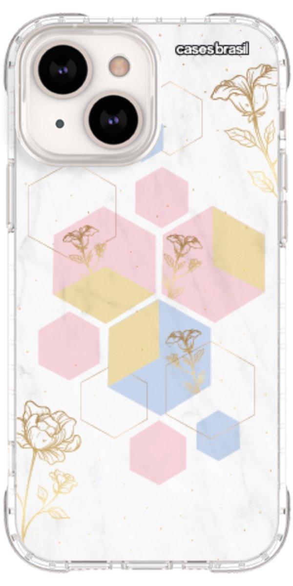 Capinha para Celular Geometria Floral