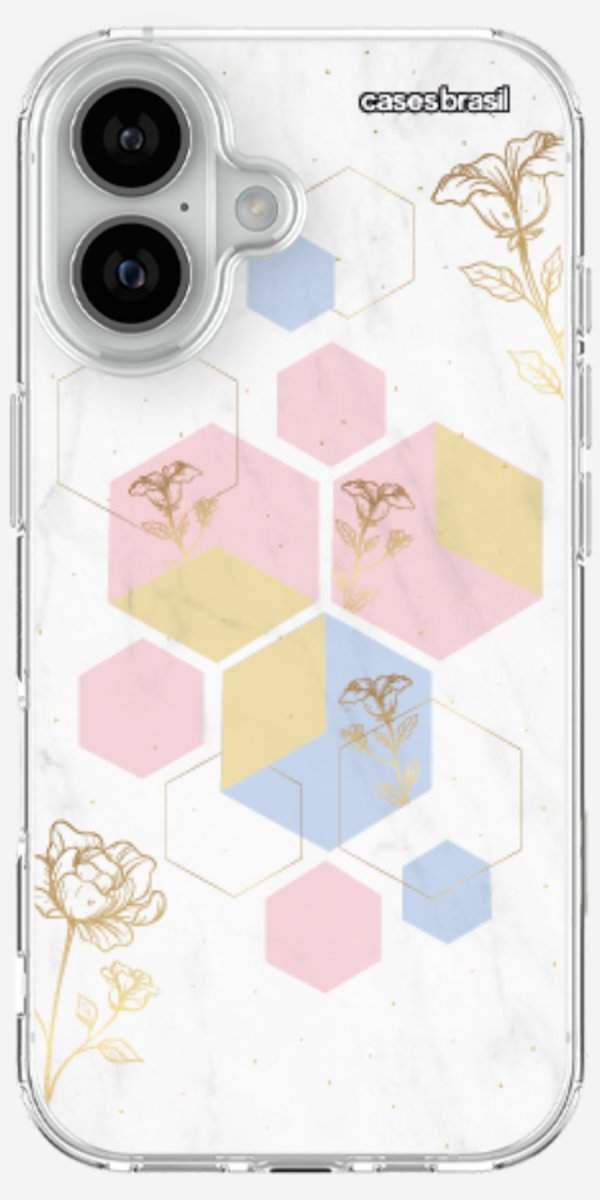 Capinha para Celular Geometria Floral
