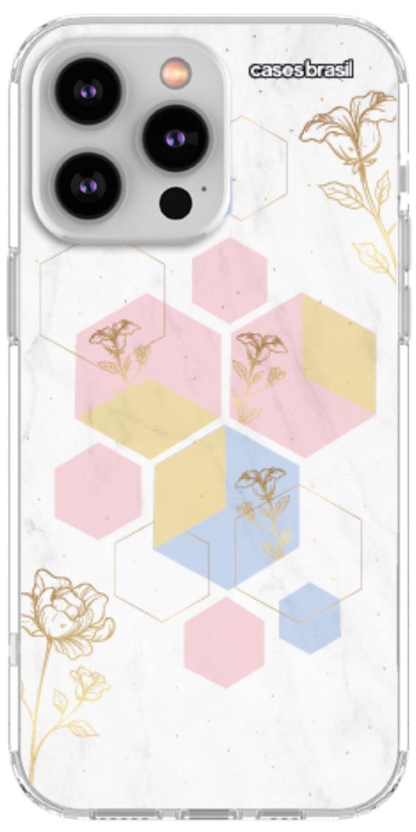 Capinha para Celular Geometria Floral