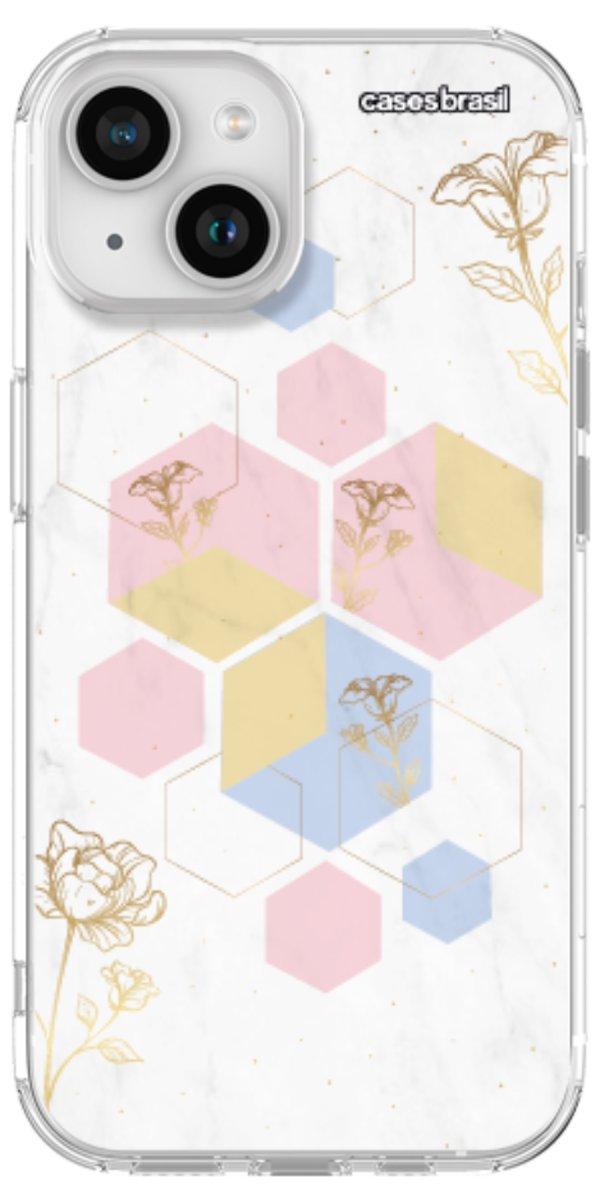 Capinha para Celular Geometria Floral