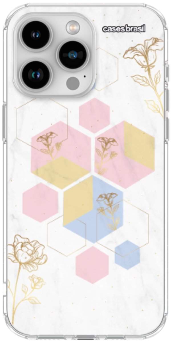 Capinha para Celular Geometria Floral