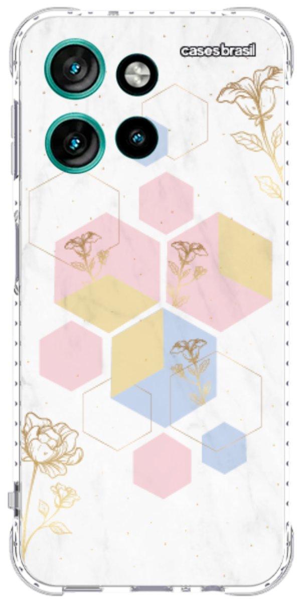Capinha para Celular Geometria Floral