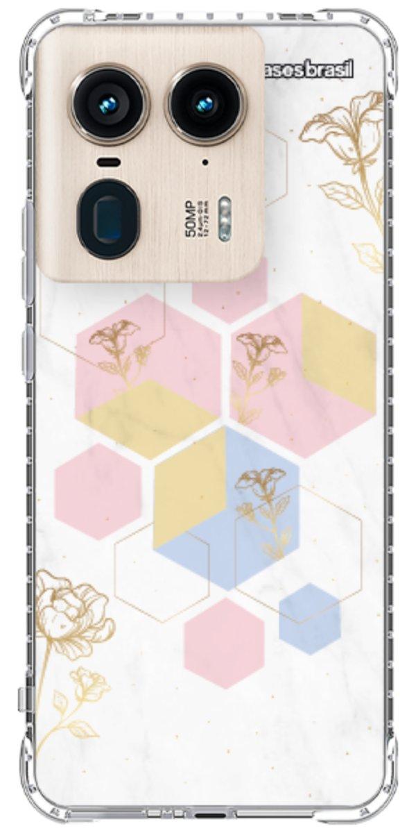 Capinha para Celular Geometria Floral