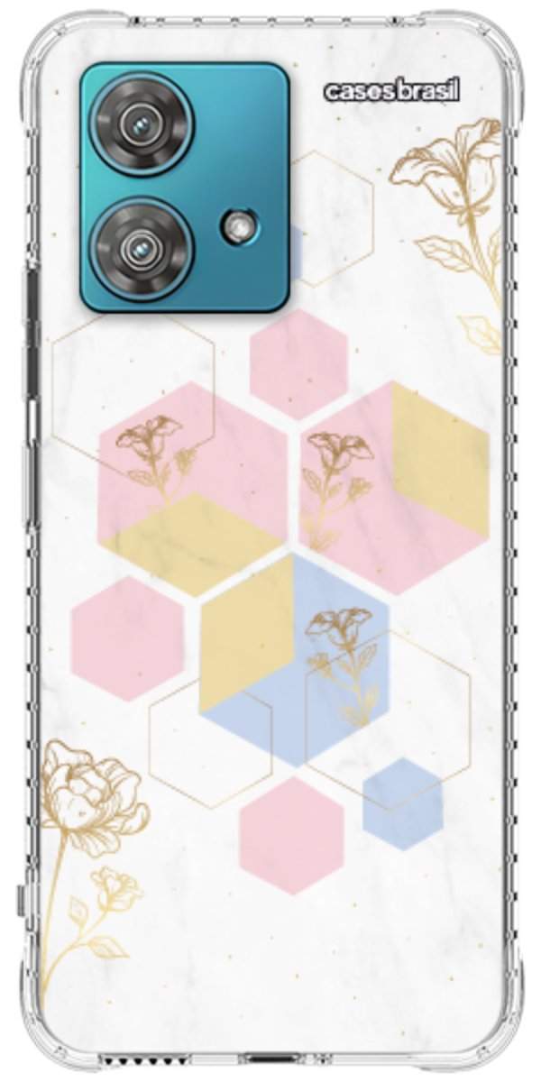Capinha para Celular Geometria Floral