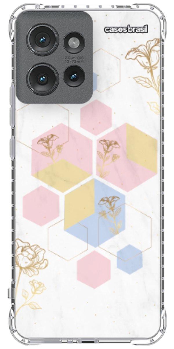 Capinha para Celular Geometria Floral