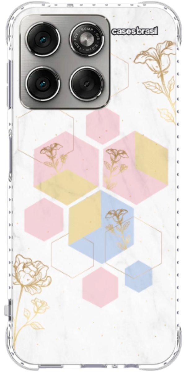 Capinha para Celular Geometria Floral