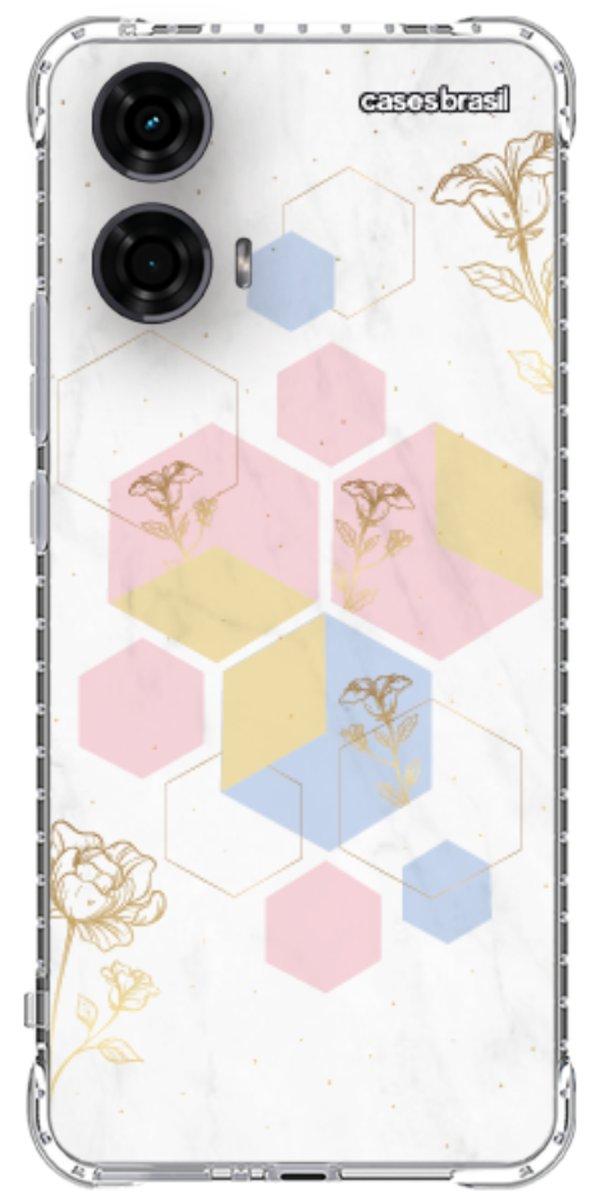 Capinha para Celular Geometria Floral
