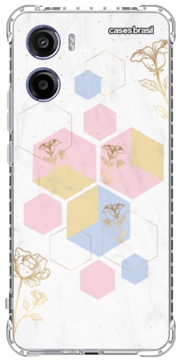 Capinha para Celular Geometria Floral