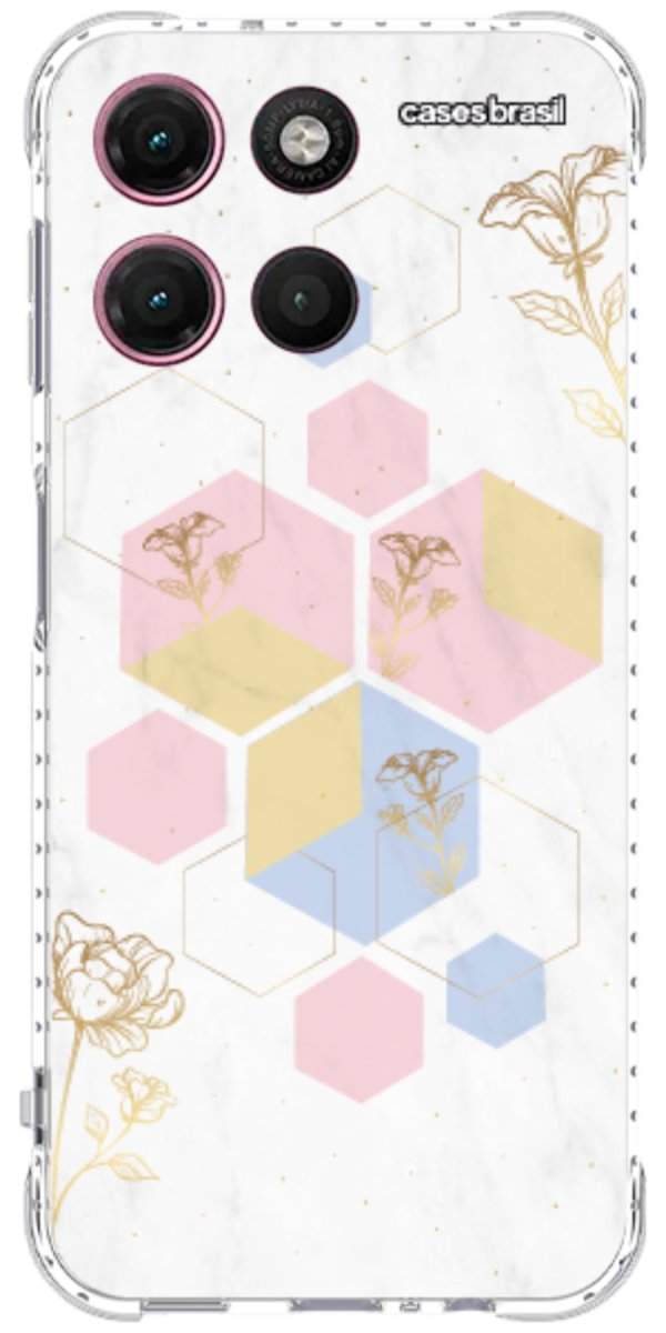 Capinha para Celular Geometria Floral