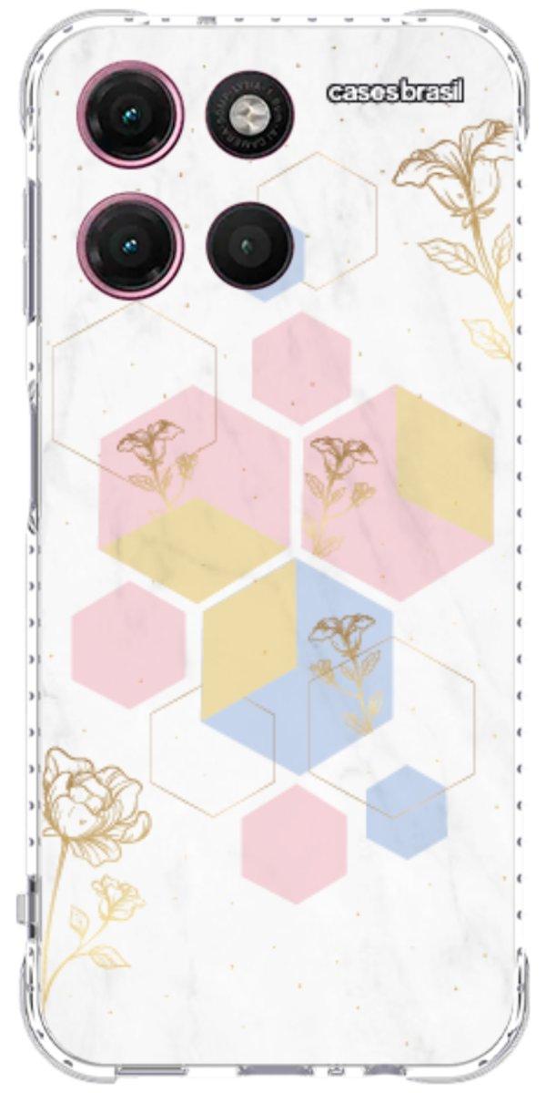 Capinha para Celular Geometria Floral