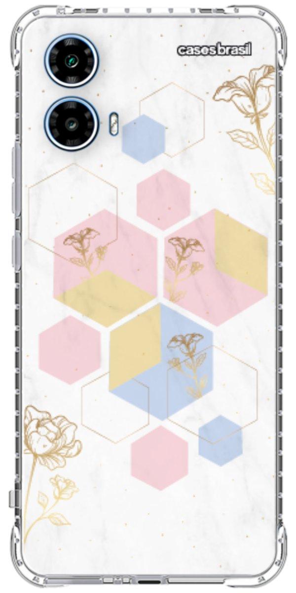 Capinha para Celular Geometria Floral