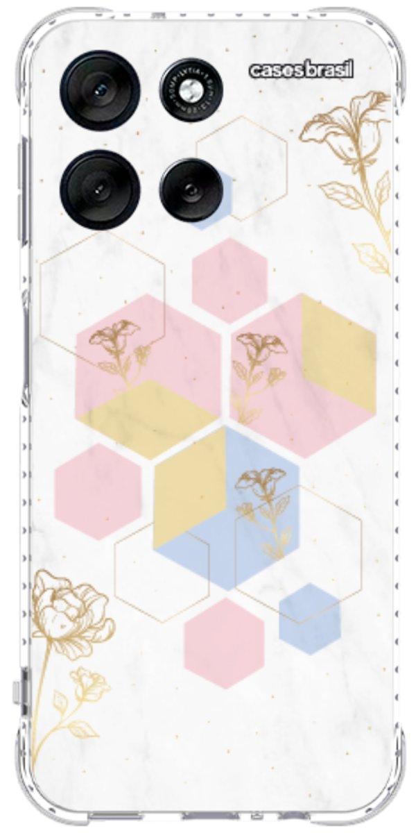 Capinha para Celular Geometria Floral
