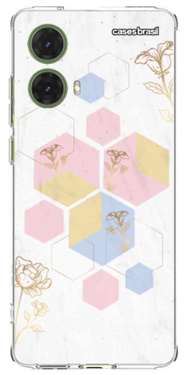 Capinha para Celular Geometria Floral