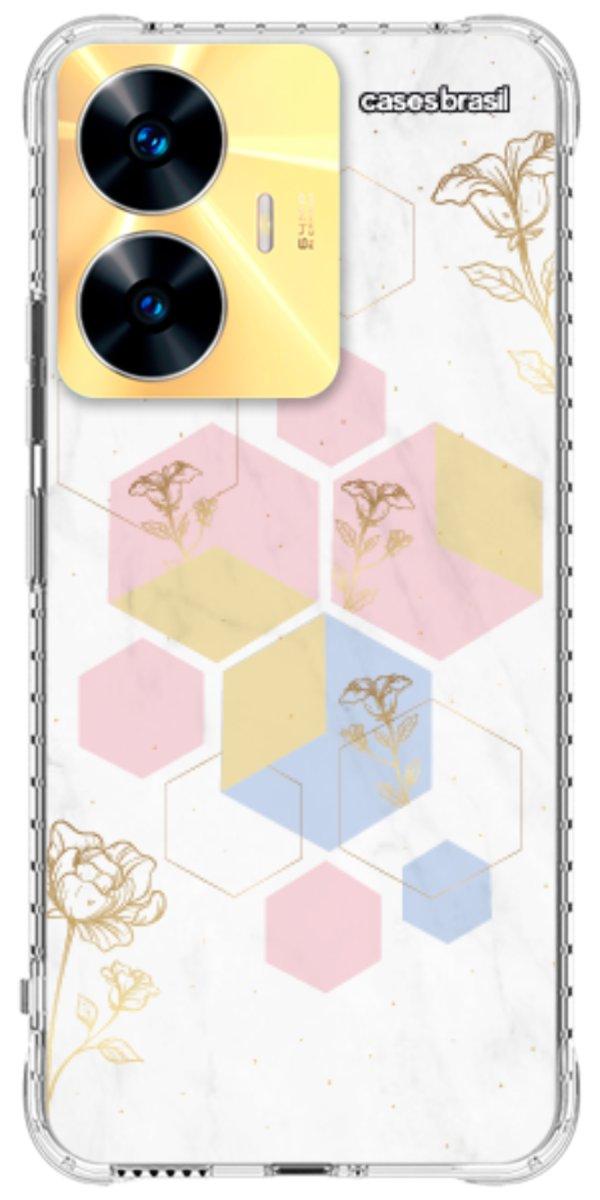 Capinha para Celular Geometria Floral