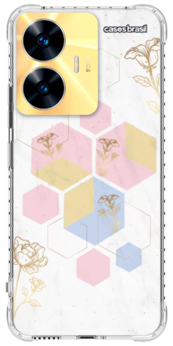 Capinha para Celular Geometria Floral