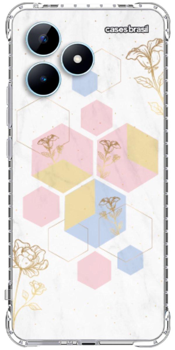 Capinha para Celular Geometria Floral