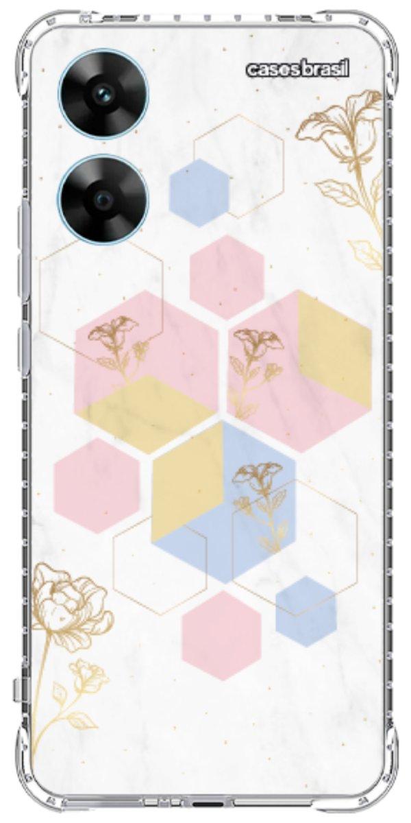 Capinha para Celular Geometria Floral
