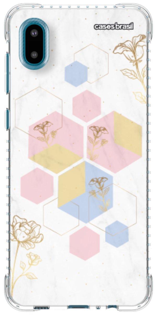 Capinha para Celular Geometria Floral