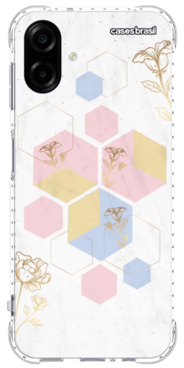 Capinha para Celular Geometria Floral