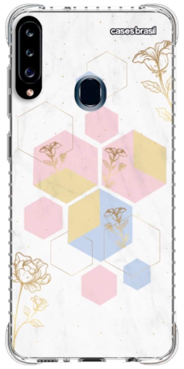 Capinha para Celular Geometria Floral