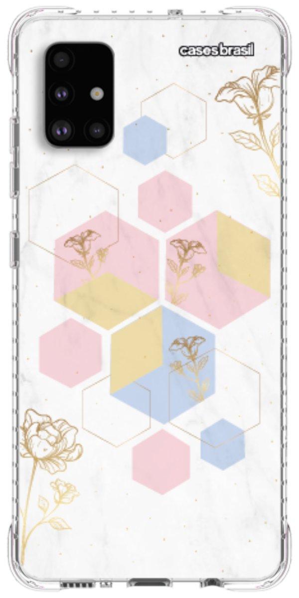 Capinha para Celular Geometria Floral