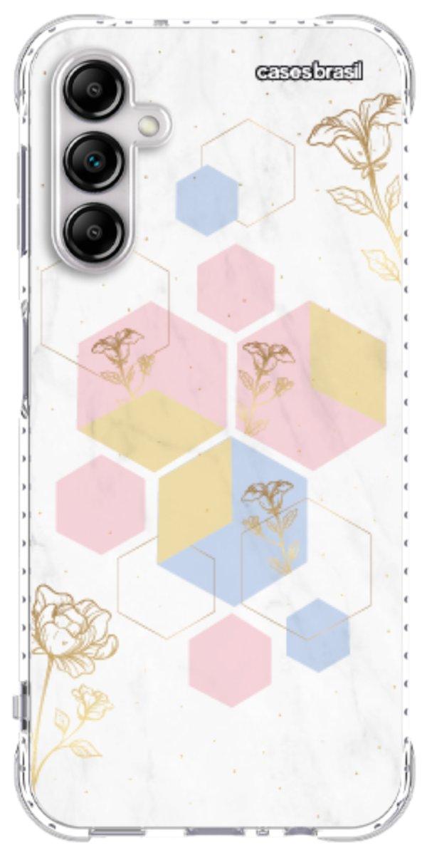 Capinha para Celular Geometria Floral
