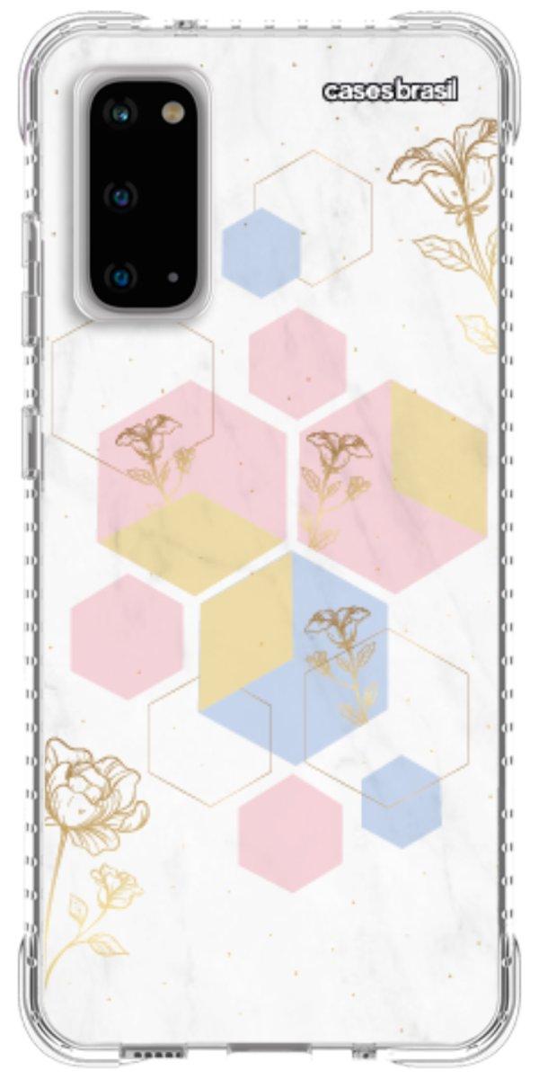 Capinha para Celular Geometria Floral