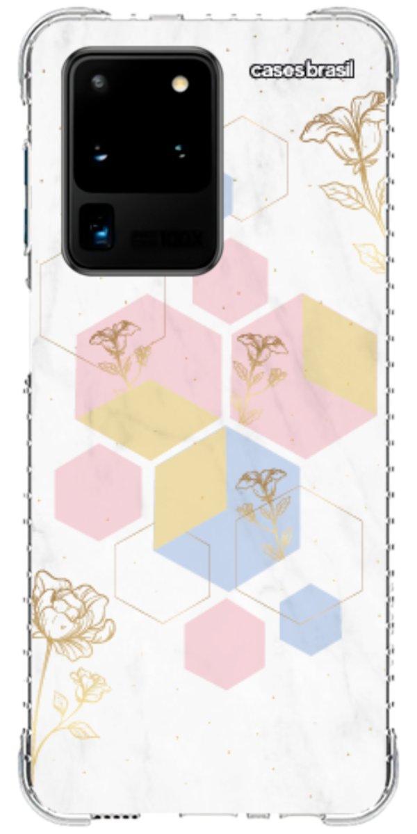 Capinha para Celular Geometria Floral