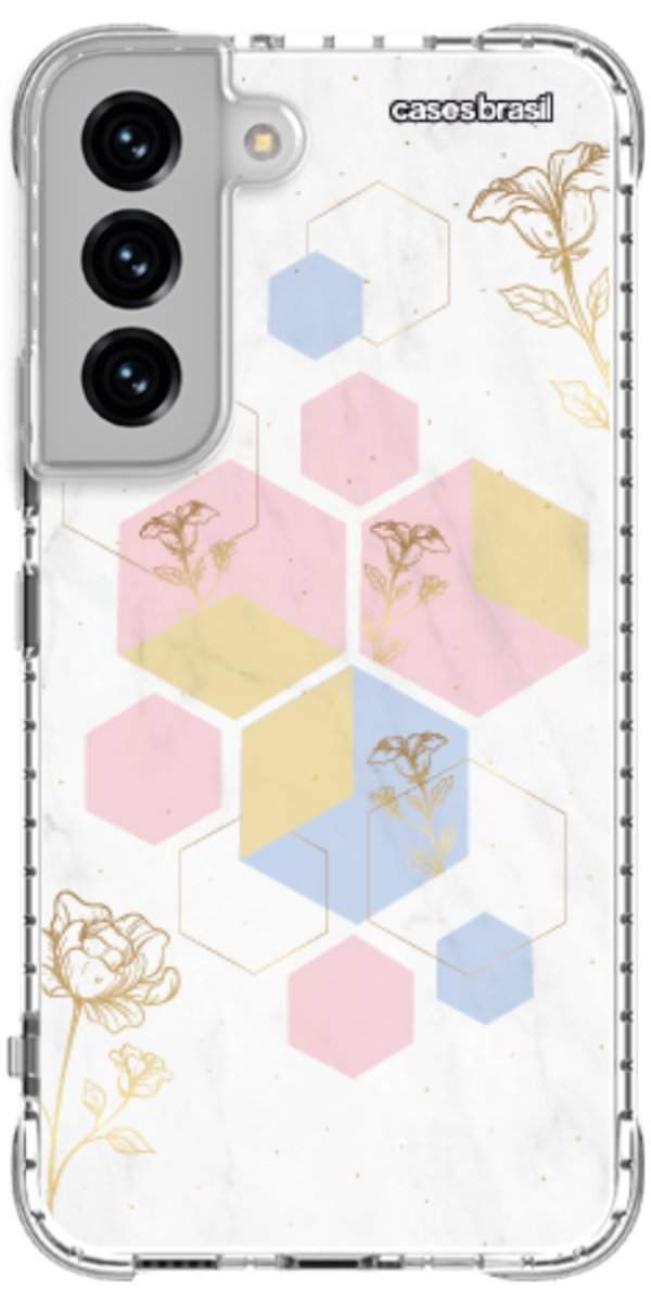 Capinha para Celular Geometria Floral