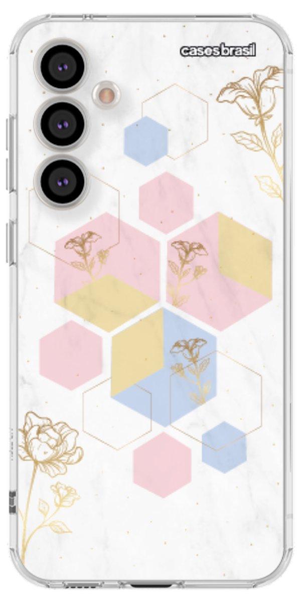 Capinha para Celular Geometria Floral