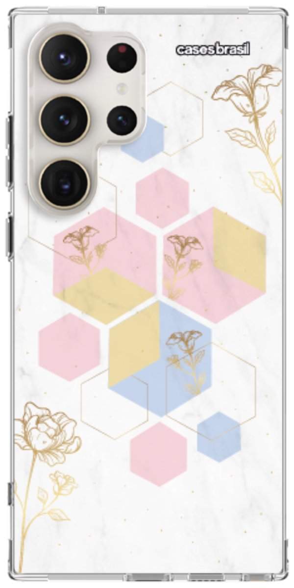 Capinha para Celular Geometria Floral