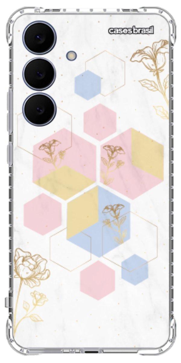Capinha para Celular Geometria Floral