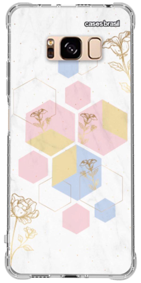 Capinha para Celular Geometria Floral