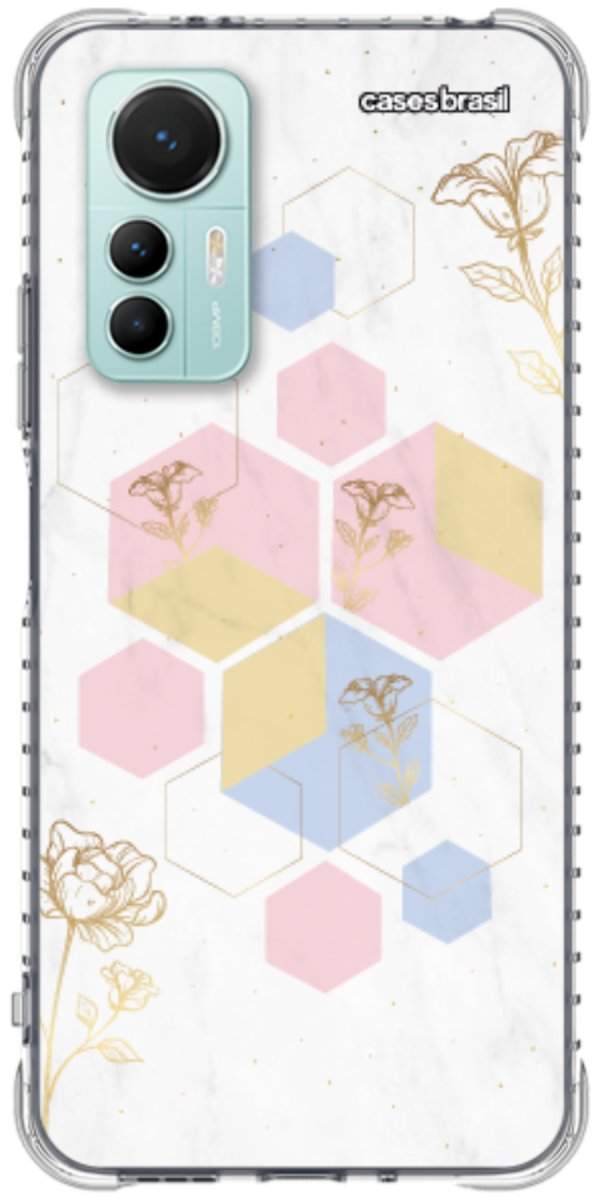 Capinha para Celular Geometria Floral