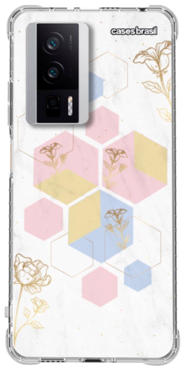 Capinha para Celular Geometria Floral