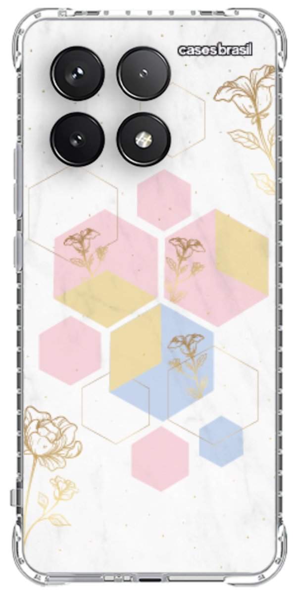 Capinha para Celular Geometria Floral