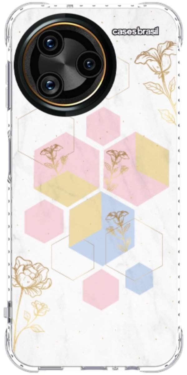 Capinha para Celular Geometria Floral