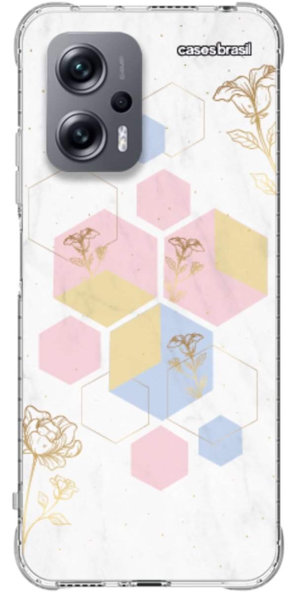 Capinha para Celular Geometria Floral