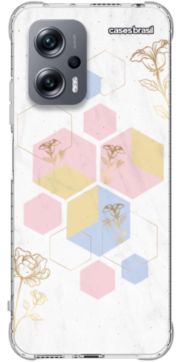 Capinha para Celular Geometria Floral