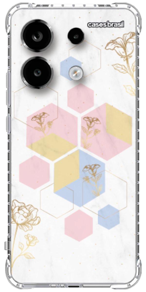 Capinha para Celular Geometria Floral