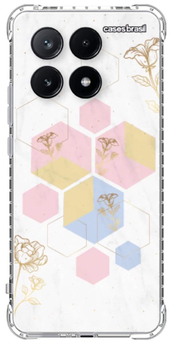 Capinha para Celular Geometria Floral
