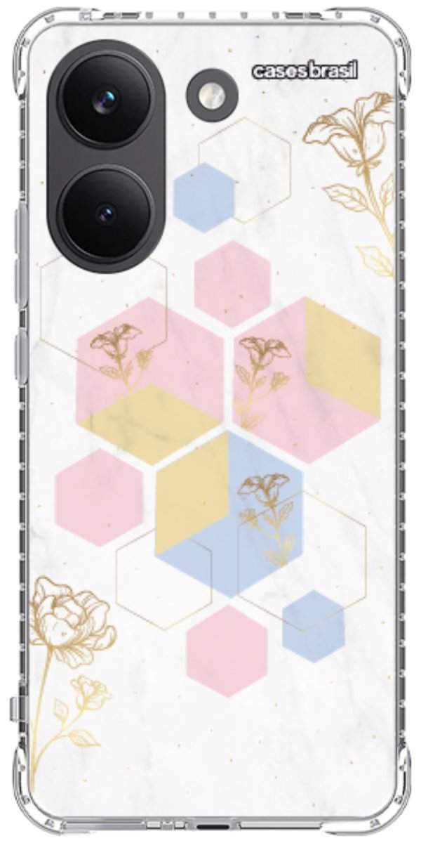 Capinha para Celular Geometria Floral