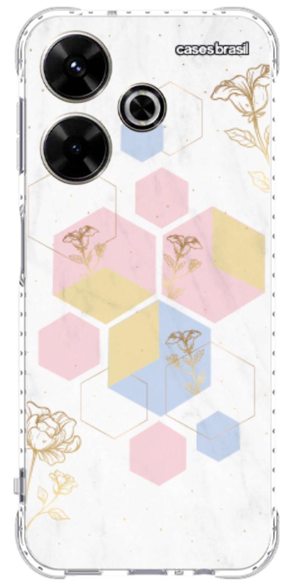 Capinha para Celular Geometria Floral