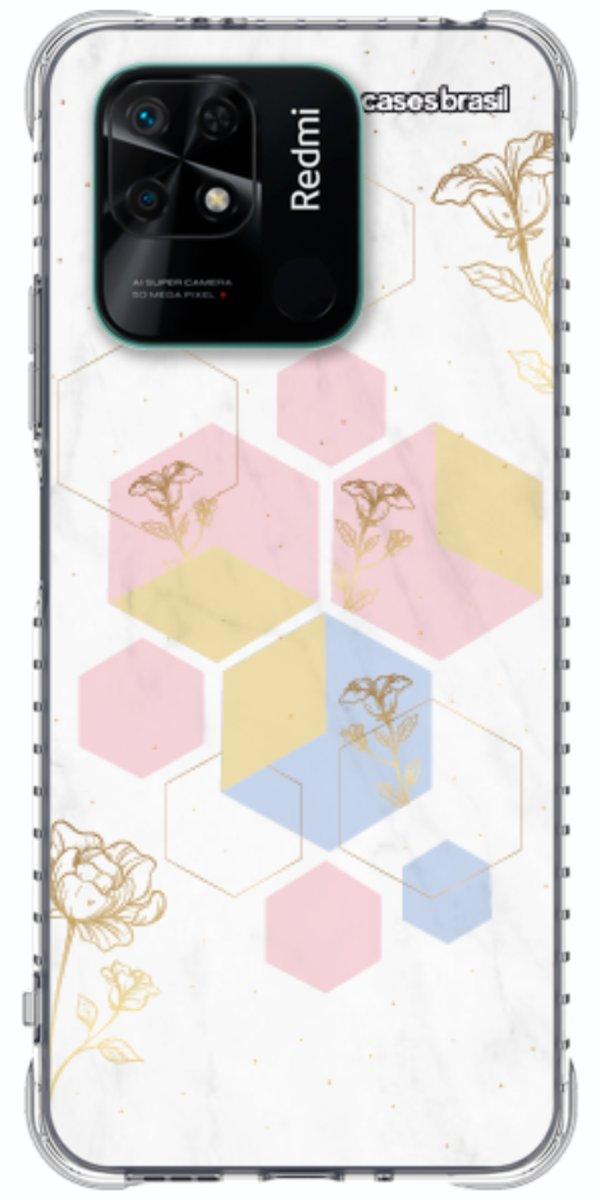 Capinha para Celular Geometria Floral