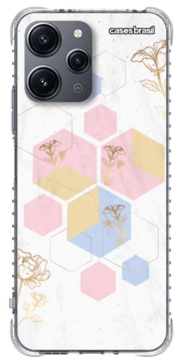 Capinha para Celular Geometria Floral