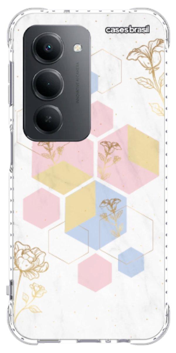 Capinha para Celular Geometria Floral