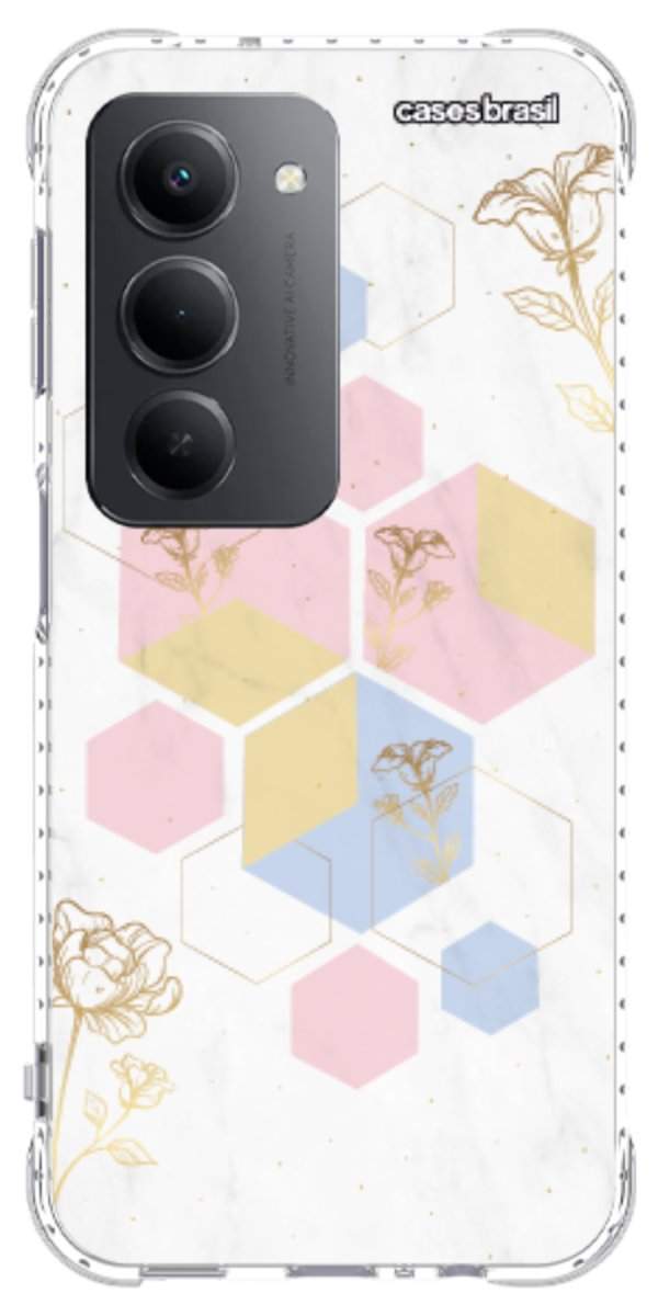Capinha para Celular Geometria Floral